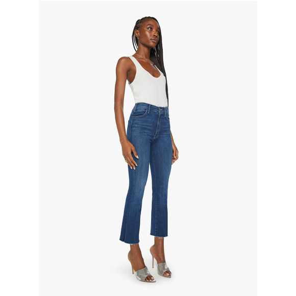 MOTHER The Hustler Ankle Fray Jeans Home Movies 26